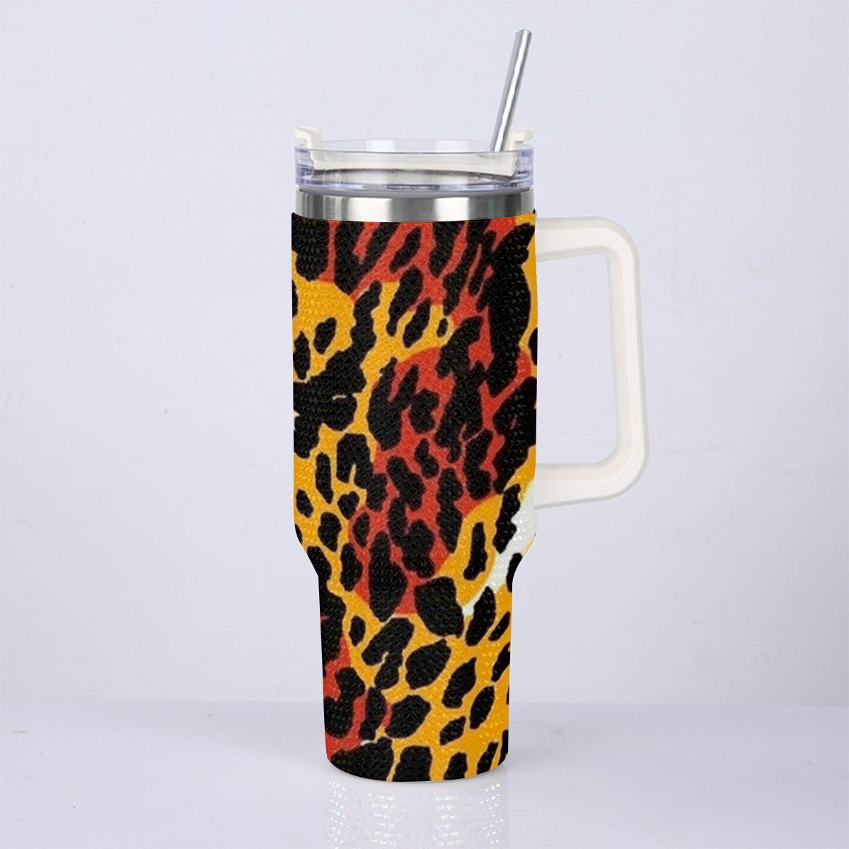 40oz Diamond Cup With Stainless Steel Straw