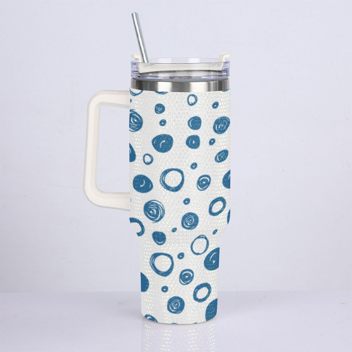 40oz Diamond Cup With Stainless Steel Straw