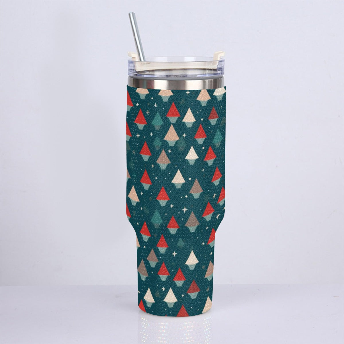 40oz Diamond Cup With Stainless Steel Straw
