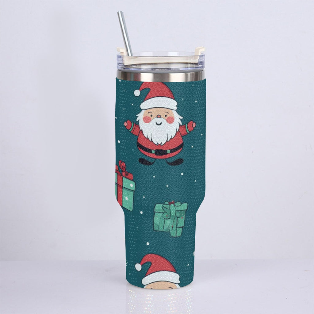 40oz Diamond Cup With Stainless Steel Straw