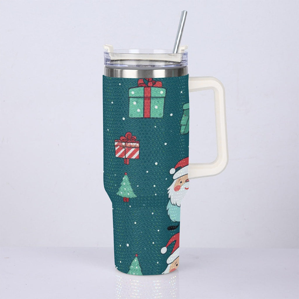 40oz Diamond Cup With Stainless Steel Straw