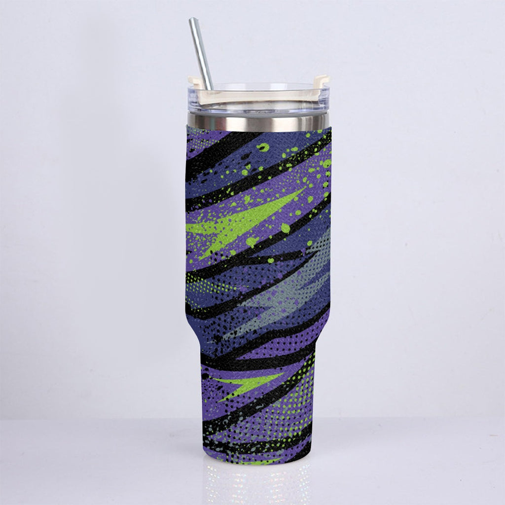 40oz Diamond Cup With Stainless Steel Straw