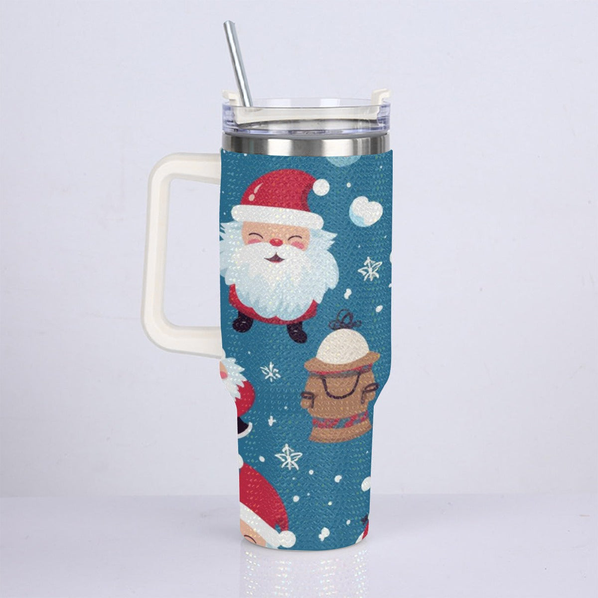 40oz Diamond Cup With Stainless Steel Straw