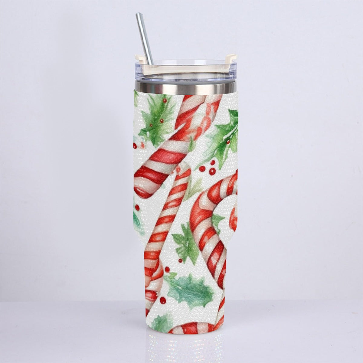 40oz Diamond Cup With Stainless Steel Straw