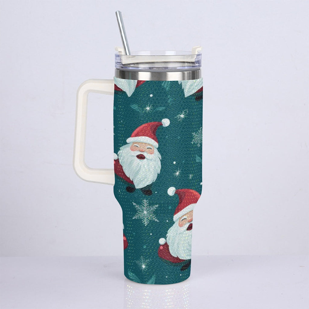 40oz Diamond Cup With Stainless Steel Straw