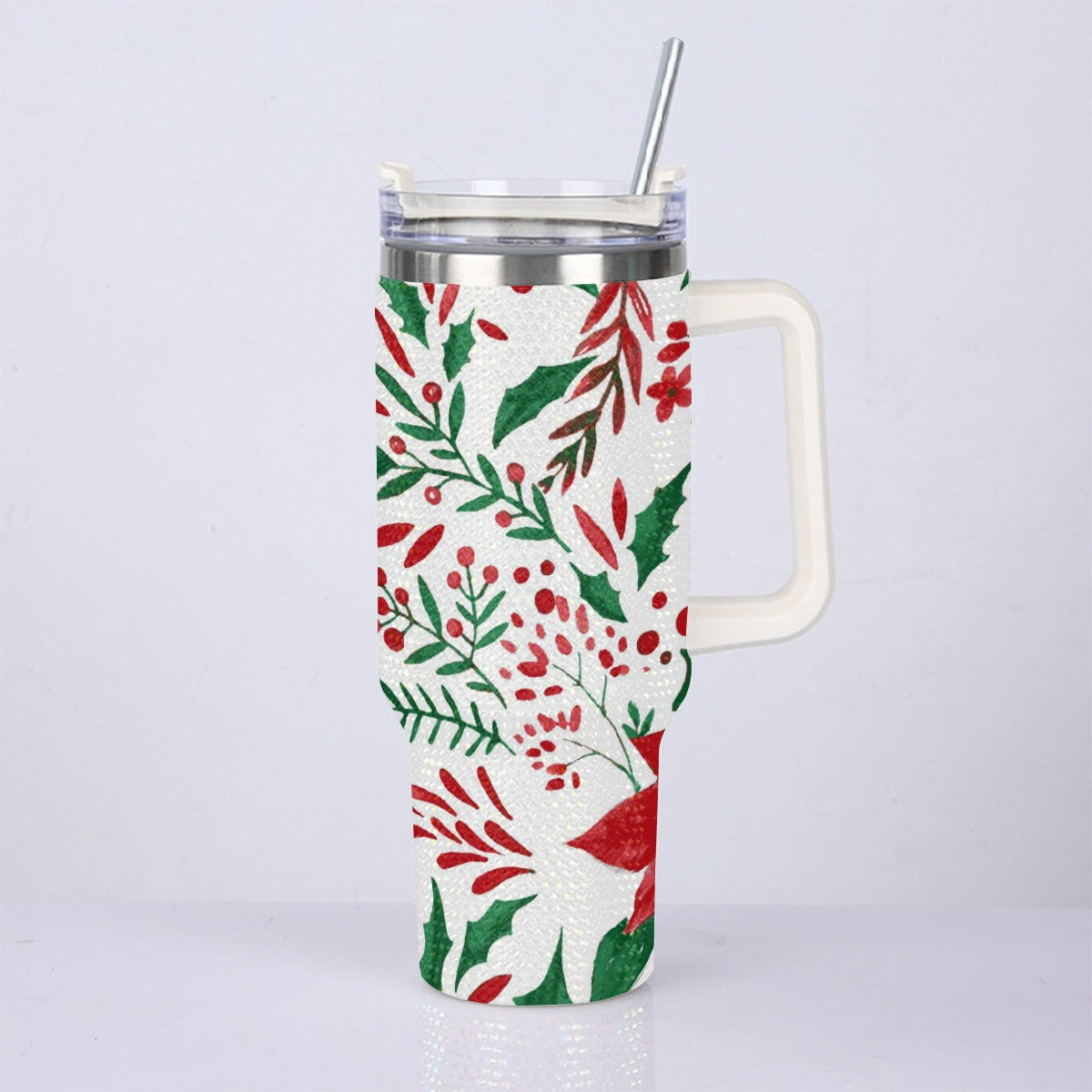 40oz Diamond Cup With Stainless Steel Straw