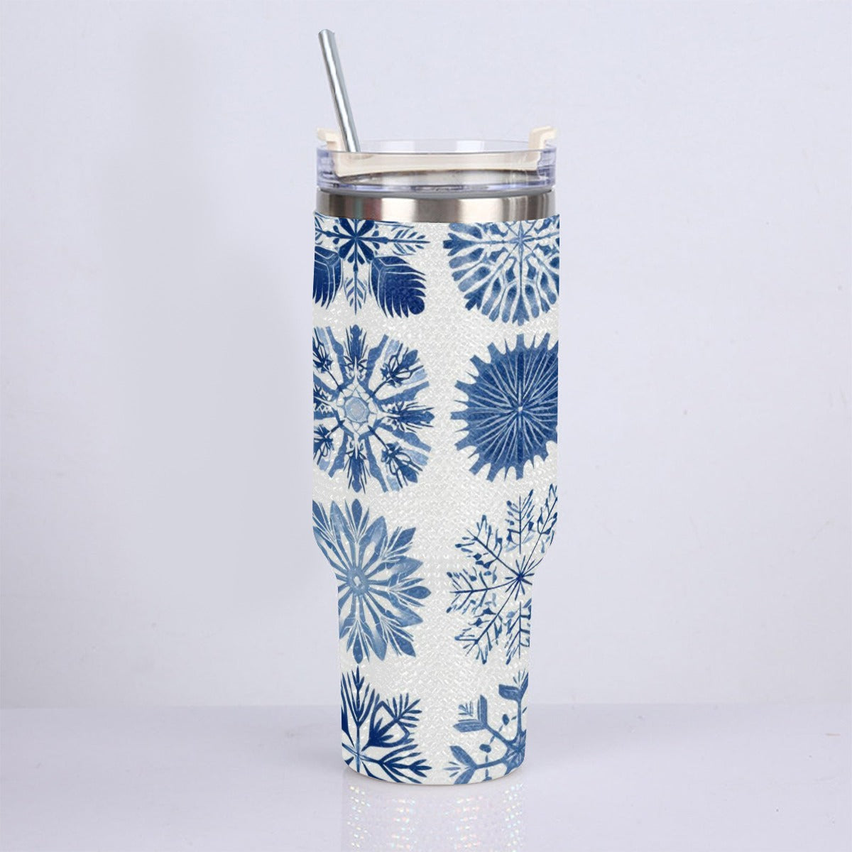 40oz Diamond Cup With Stainless Steel Straw