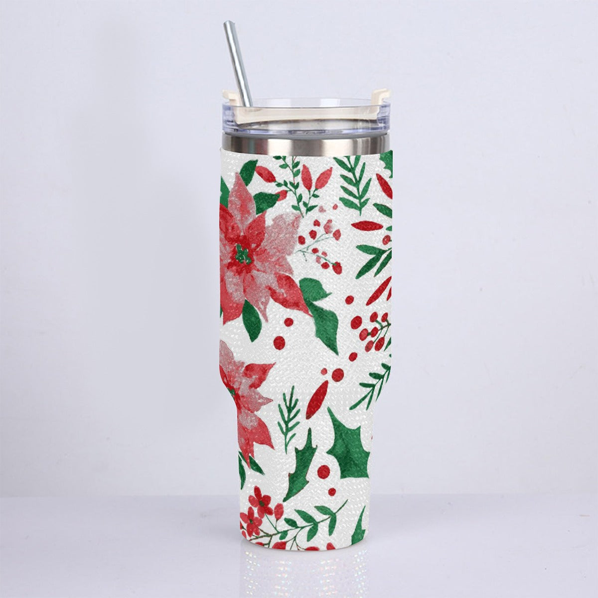 40oz Diamond Cup With Stainless Steel Straw