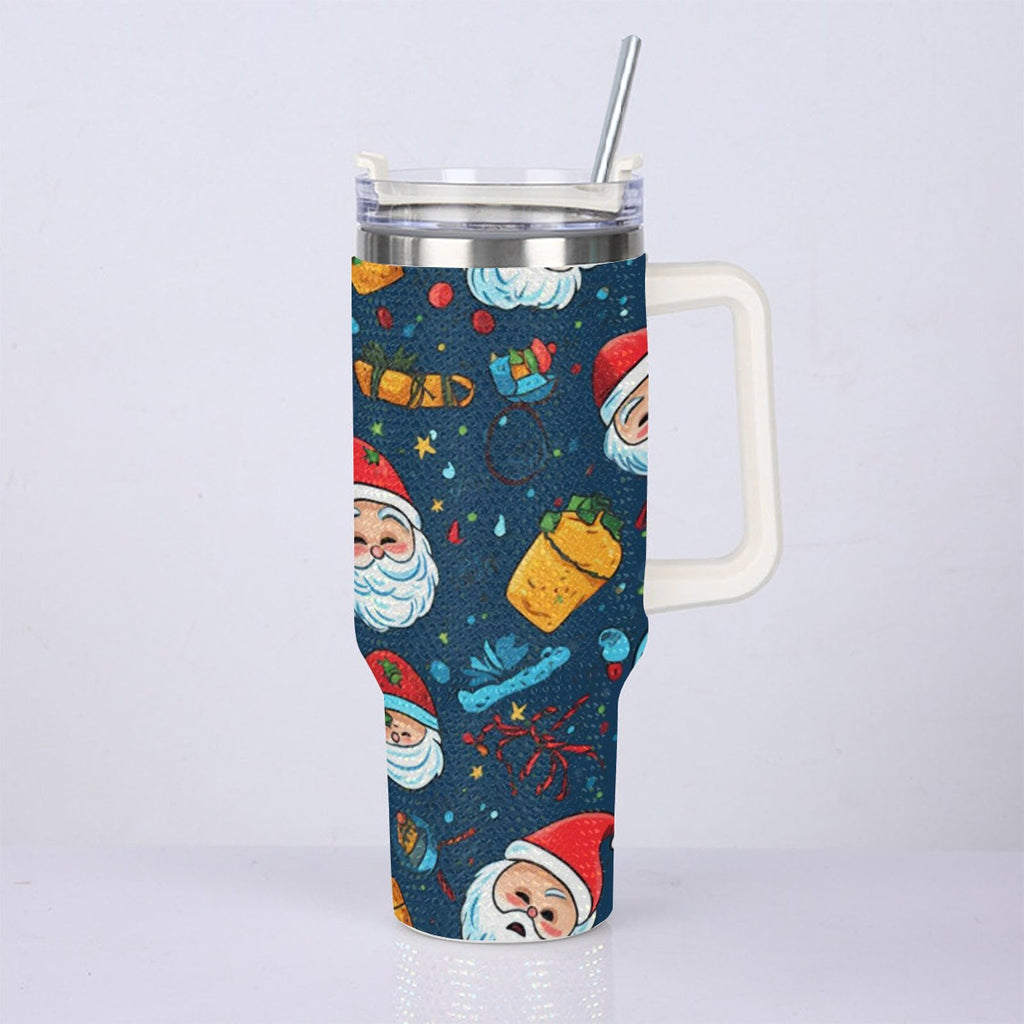 40oz Diamond Cup With Stainless Steel Straw