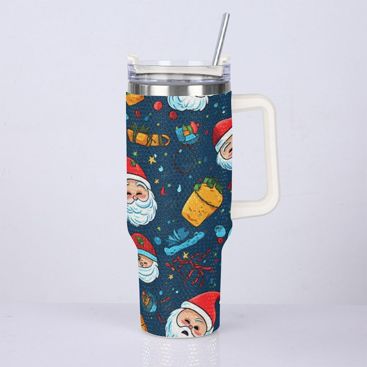 40oz Diamond Cup With Stainless Steel Straw