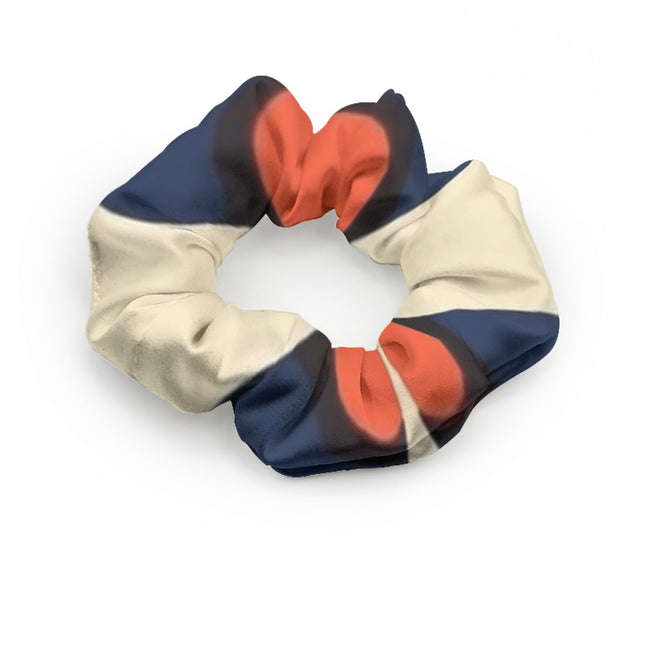 Blue and Red Art Summer Scrunchie