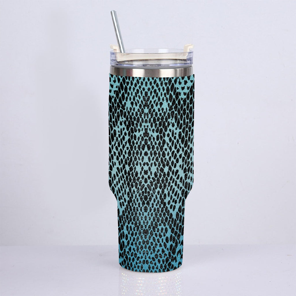 40oz Diamond Cup With Stainless Steel Straw