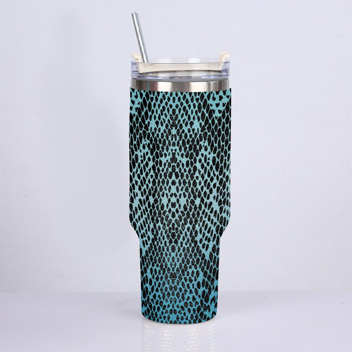 40oz Diamond Cup With Stainless Steel Straw