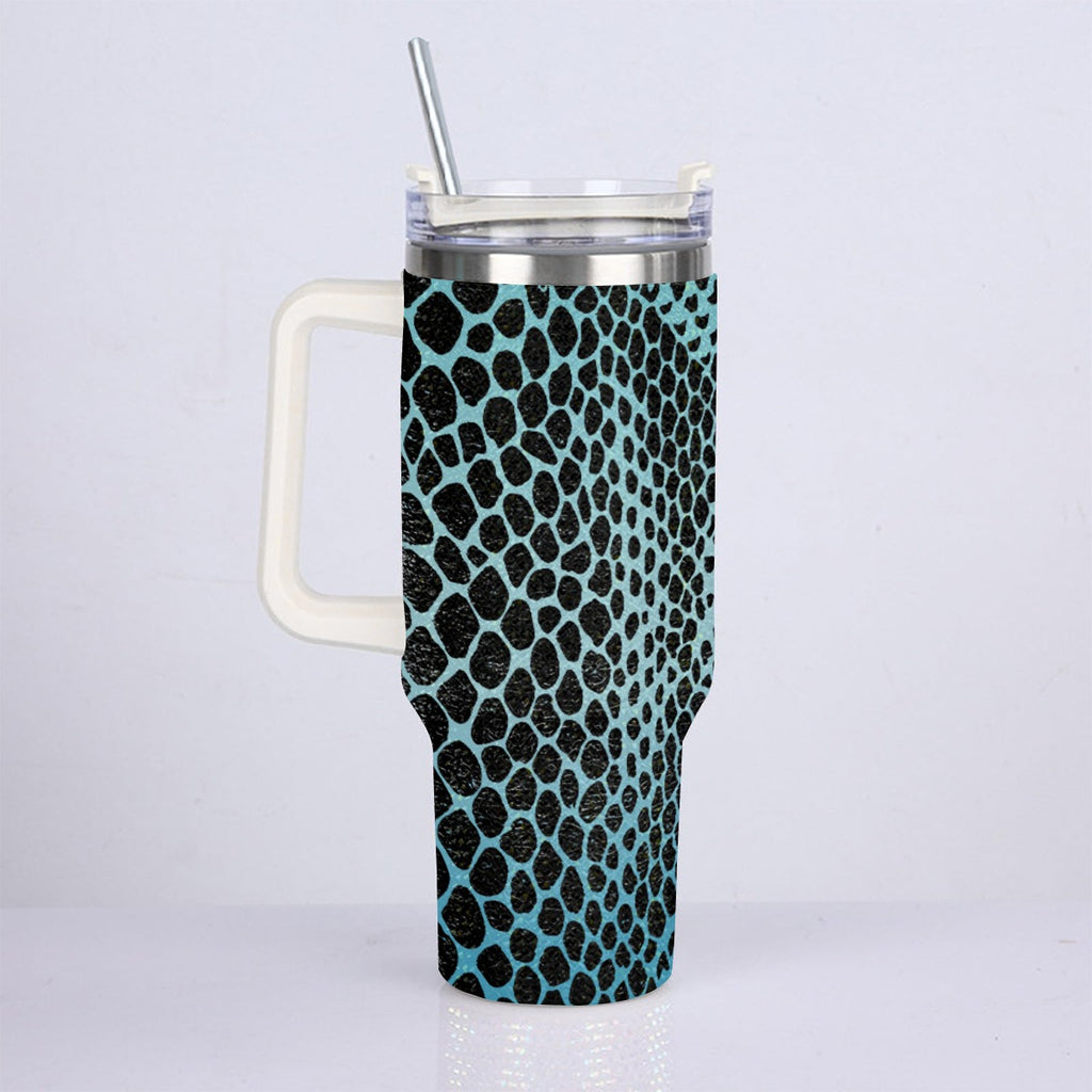 40oz Diamond Cup With Stainless Steel Straw