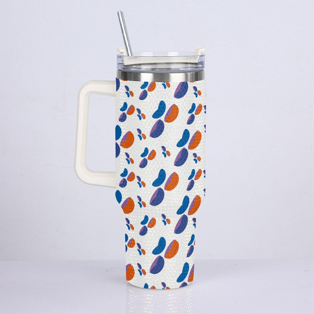 40oz Diamond Cup With Stainless Steel Straw