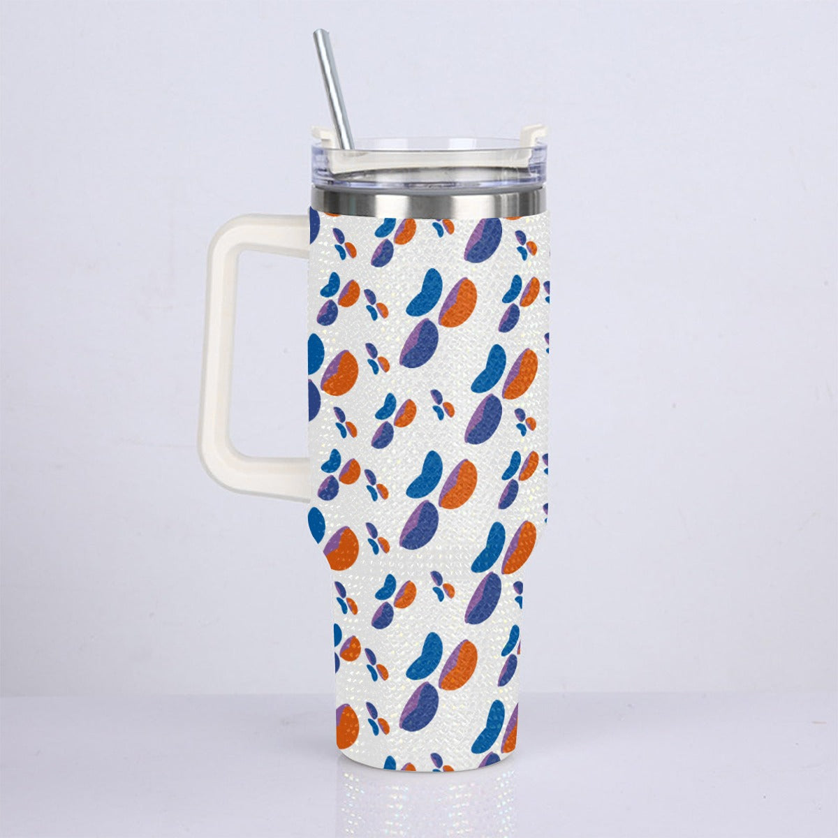 40oz Diamond Cup With Stainless Steel Straw