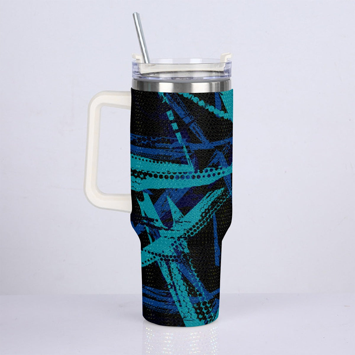 40oz Diamond Cup With Stainless Steel Straw