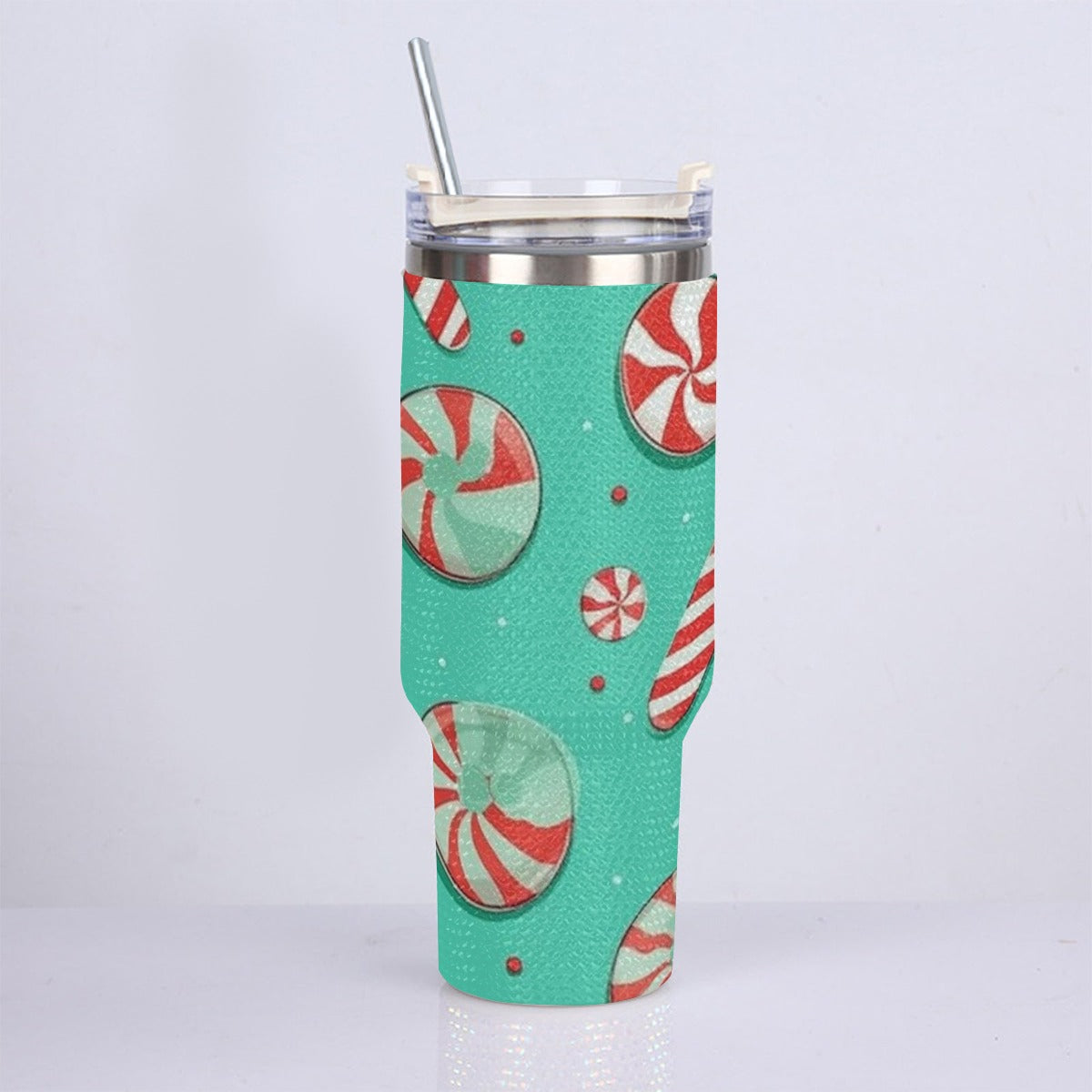 40oz Diamond Cup With Stainless Steel Straw
