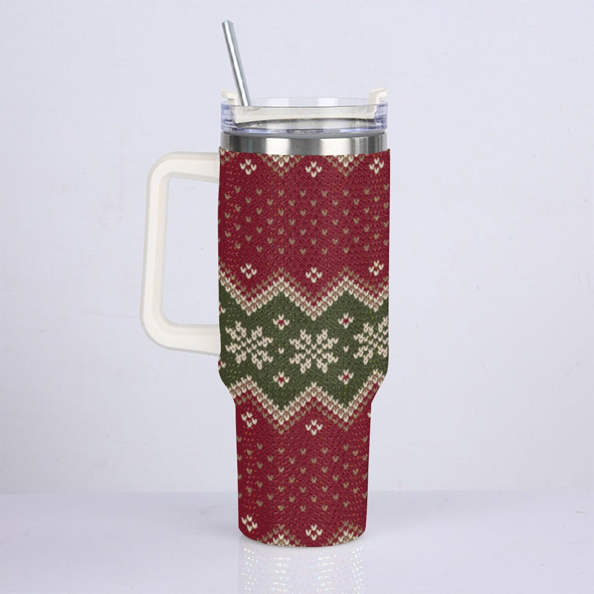 40oz Diamond Cup With Stainless Steel Straw