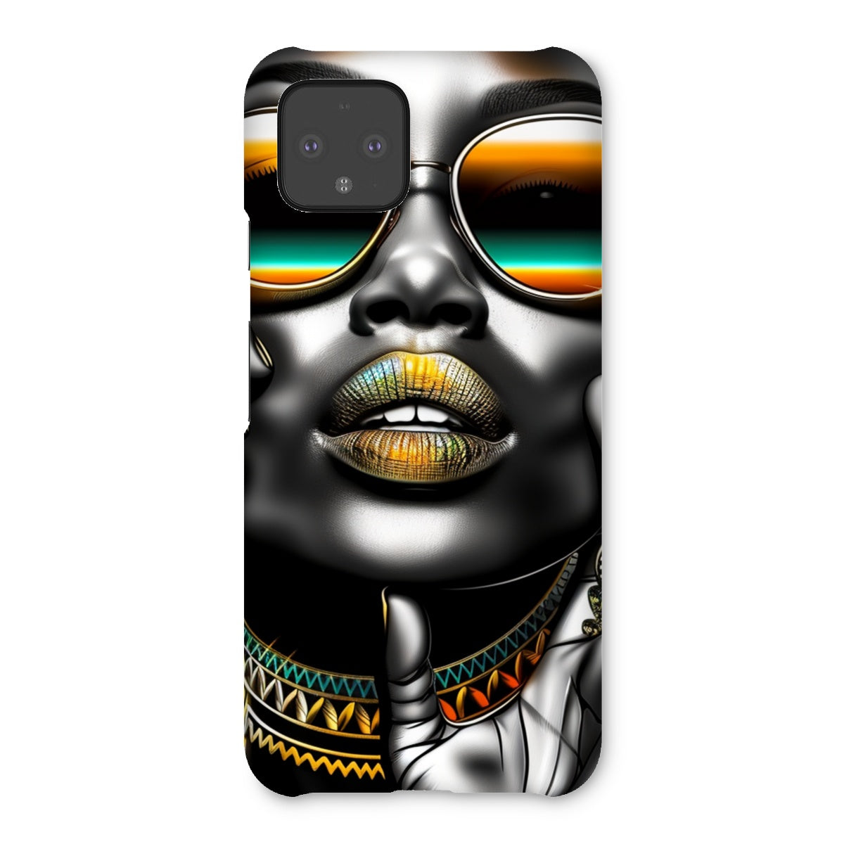 Vibrant Flow Girl Snap Phone Case - D'Sare