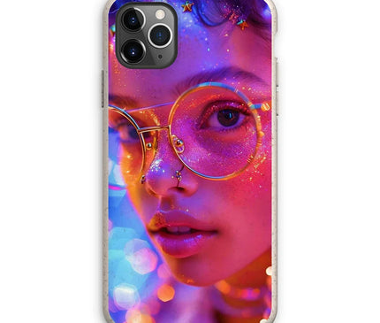 Woman Cosmic Radiance Dreamy Stardust  Eco Phone Case - D'Sare