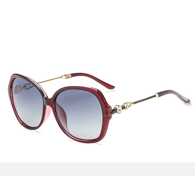 Polarized Fashion Sunglasses for Women - Color Film Lens, UV400 Protection