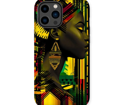 African Print Empress  Tough Phone Case - D'Sare