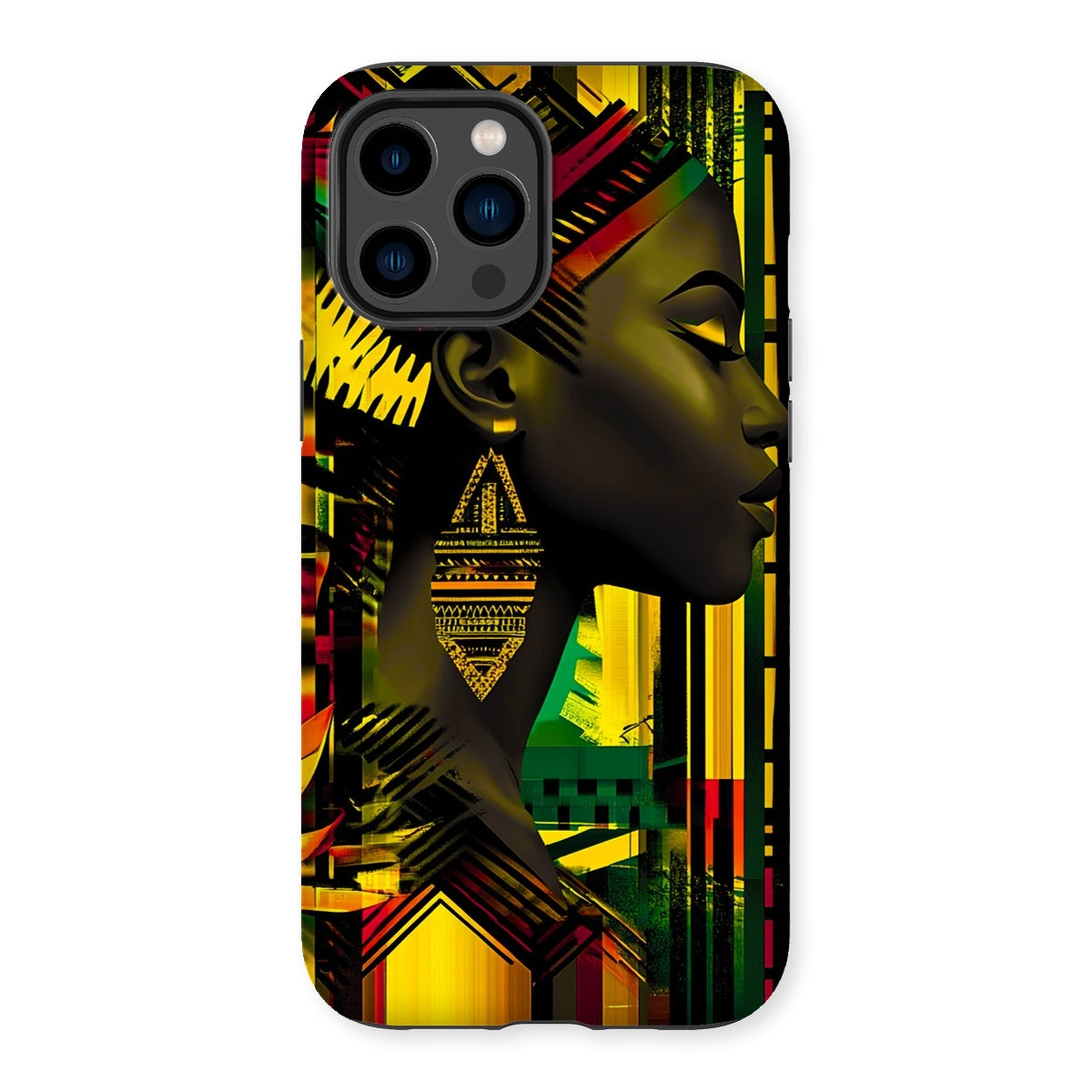 African Print Empress  Tough Phone Case - D'Sare