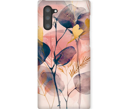 Peachy Blue Golden Flora Escape  Snap Phone Case - D'Sare
