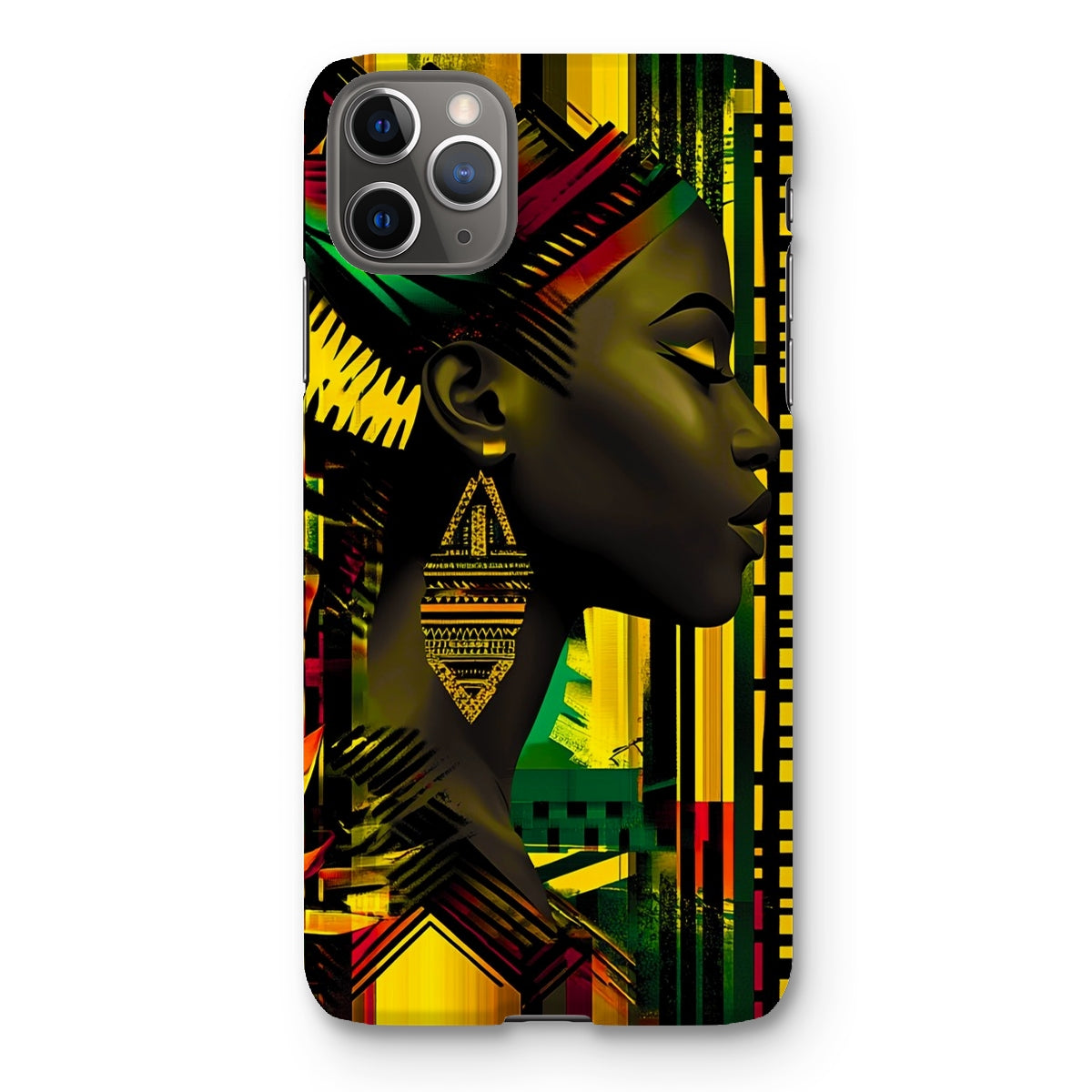 African Print Empress  Snap Phone Case - D'Sare