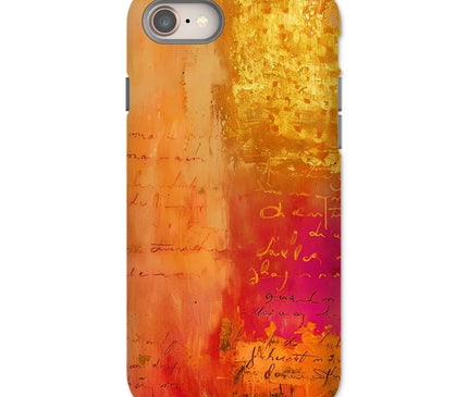 Warm Amber Seranade Tough Phone Case Eclectic Art - D'Sare