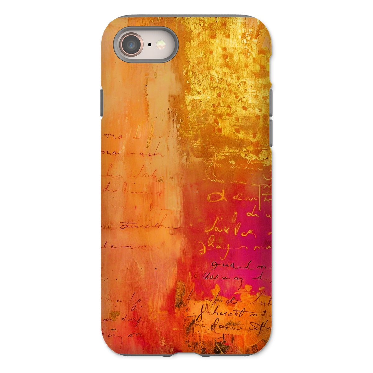 Warm Amber Seranade Tough Phone Case Eclectic Art - D'Sare