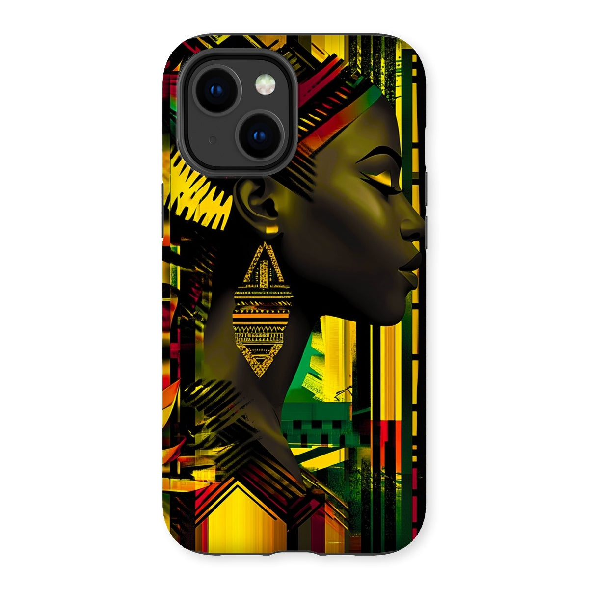 African Print Empress  Tough Phone Case - D'Sare