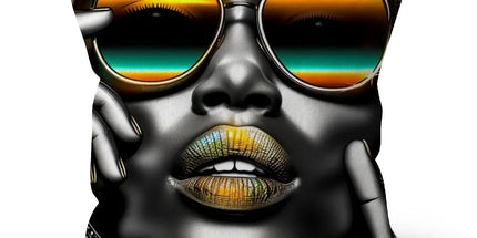 Vibrant Flow Girl Cushion by Prodigi