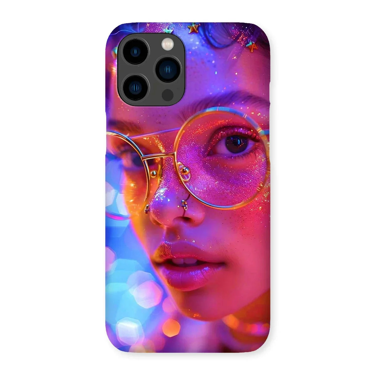 Woman Cosmic Radiance Dreamy Stardust  Snap Phone Case - D'Sare