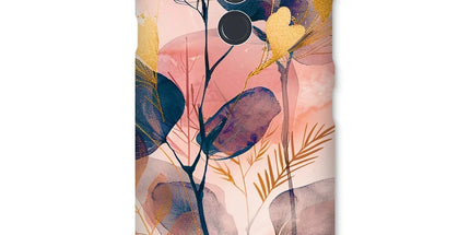 Peachy Golden Flora Escape Snap Phone Case by Prodigi