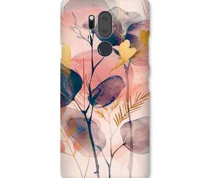 Peachy Blue Golden Flora Escape  Snap Phone Case - D'Sare