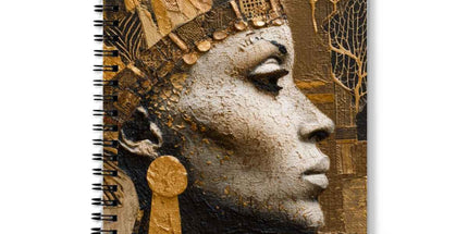 Afrocentric Golden Empress Notebook by Prodigi