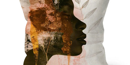 Golden Silence Serene Echoes 06 Cushion by Prodigi