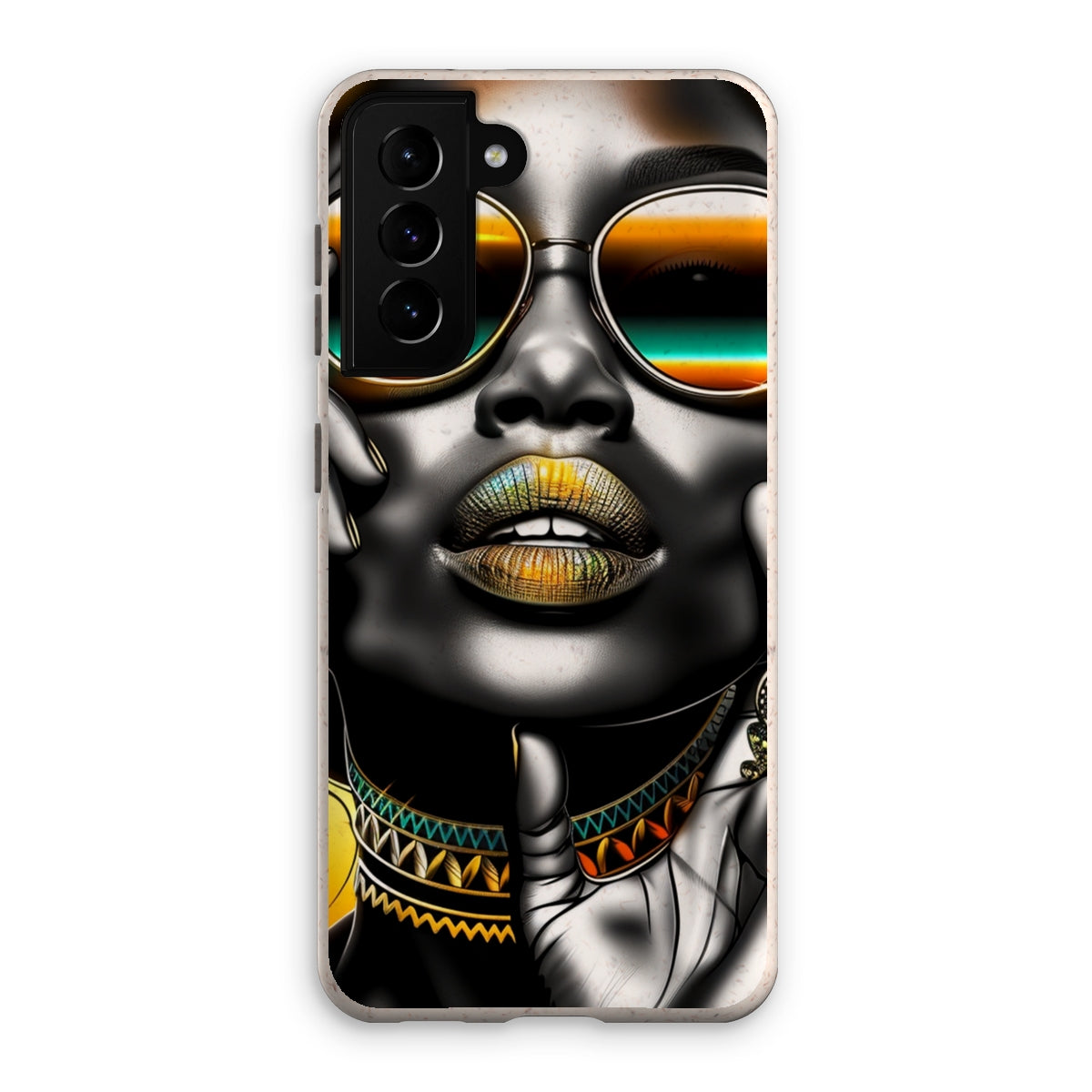 Vibrant Flow Girl Eco Phone Case - D'Sare