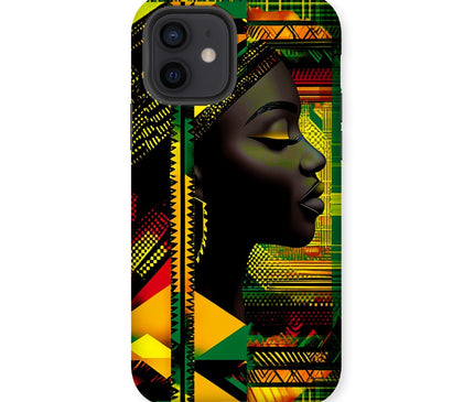 Red and Green Black Queen Fusion Tough Phone Case