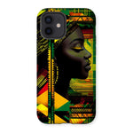 Abstract Red and Green Black Queen Fusion Tough Phone Case