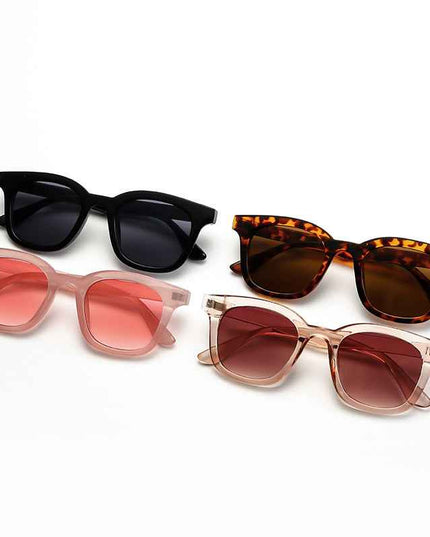 New Retro Small Frame Square Sunglasses For Men And Women Simple Travel Beach Sunglasses Round Face Glasses by eprolo