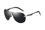 Unisex Aluminum Magnesium Sunglasses Men Women Polarized Sun Glasses Retro Metal Eyewear