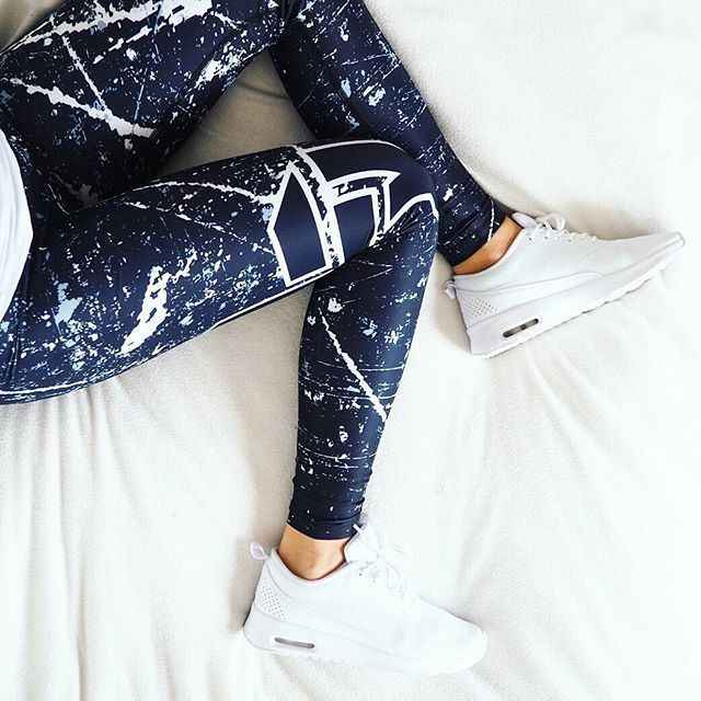 Sport Leggings Women Yoga Pants Workout Fitness Clothing Jogging Running Pants Gym Tights Stretch Print Sportswear Yoga Leggins by eprolo