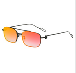 New square tide GLASSES European and American hip hop Street Sunglasses cross border fashion color film Sunglasses