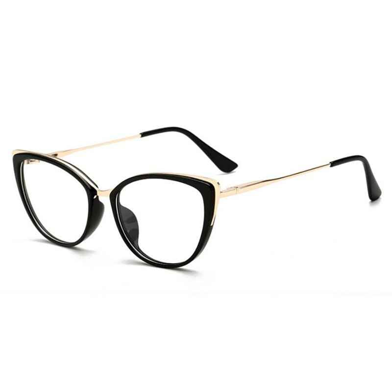 Anti-blue Light Cat Eye Spectacle Women Lens Glasses by eprolo