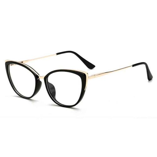Anti-blue Light Cat Eye Spectacle Women Lens Glasses by eprolo