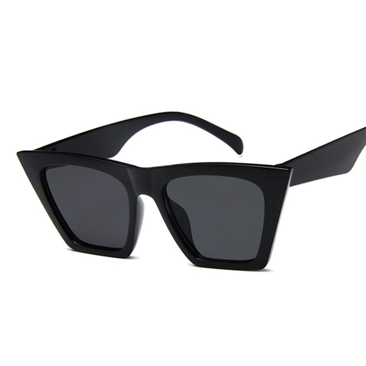 Luxury Square Cat-Eye Sunglasses for Women & Men - Vintage Design, UV400 Protection