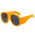 Oversized Square Goggle Sunglasses Women Steampunk Big Frame Gradient Lens Sun Glasses Female Eyeglass